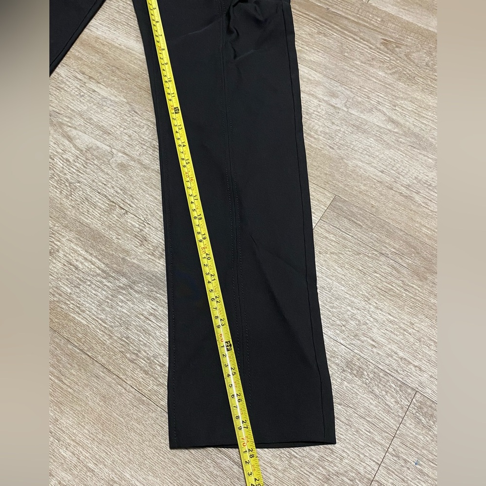 ADRIANNA PAPELL BLACK BI STRETCH PULL ON PANTS SIZE 6 - Picture 2 of 8